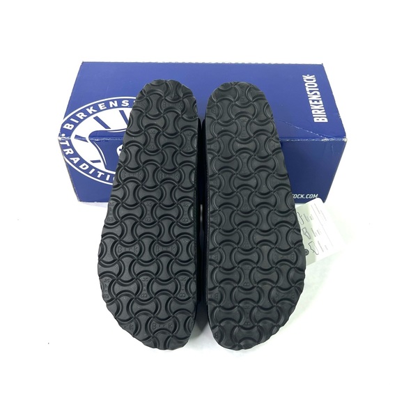 **SOLD**   Birkenstock Arizona Exquisite Leather Black Ladies 8 Men 6 Euro 39 - Picture 8 of 15